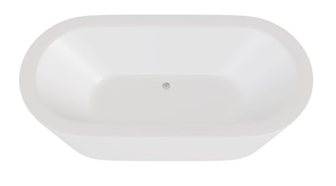 Wanna wolnostojąca Victoria 160 cm syfon chrom Besco WKV-160-WO