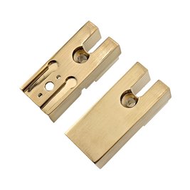 Złota szczotkowana kabina prysznicowa kwadratowa drzwi składane 90x90 ZES-KZ08C-GL-BR-90