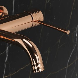 Bateria wannowa Lungo Diamond miedź Rea