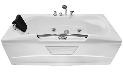 Wanna z hydromasażem prostokątna przyścienna 167x85 cm MO-0206