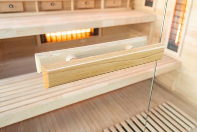 Sauna na podczerwień 4 osobowa + kamienie solne 175X140X200CM MO-EP4RSP Infrared Mazur