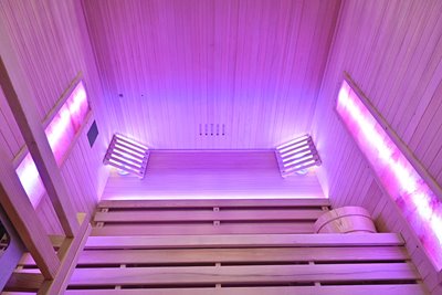 Sauna sucha fińska piec 8 KW Harvia BC80 + kamienie solne 180X160X200CM MO-TS4B Mazur