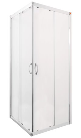 Kabina prysznicowa kwadratowa 70x70 cm szkło mleczne