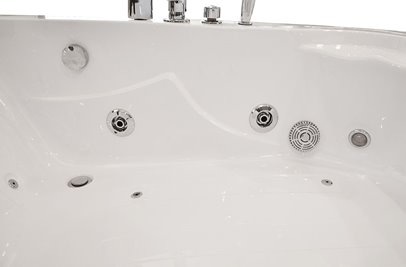 Wanna z hydromasażem asymetryczna 170x115 cm lewa MO-0205