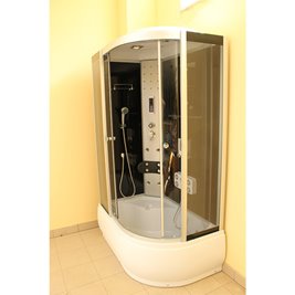 Kabina prysznicowa z hydromasażem i sauną 120x80 7106S Lewa