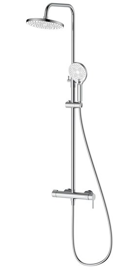 Zestaw prysznicowy natynkowy dwufunkcyjny chrom Ultimate ADUL6211C1 Avapax