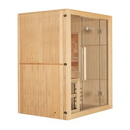 Sauna sucha fińska piec 3,5 KW Harvia BC35 + kamień solny 150X120X190CM MO-EA3S Mazur