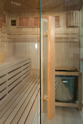 Sauna sucha fińska piec 3,5 KW Harvia BC35 + kamień solny 150X120X190CM MO-EA3S Mazur