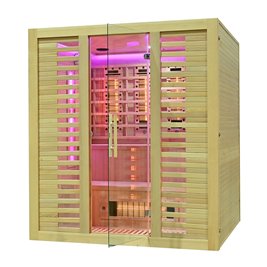 Sauna na podczerwień kamień solny + turmaliny 180X160X200CM MO-RL4ST XL Infrared Mazur