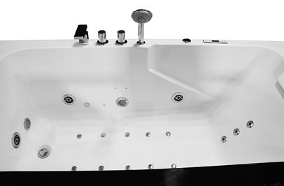 Wanna z hydromasażem przyścienna 170x85 cm MO-0061-170