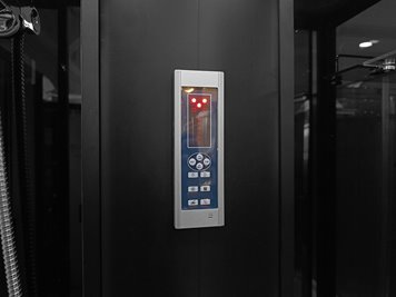 Prostokątna kabina z hydromasażem 150x83 cm MO-02005B