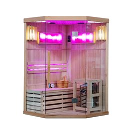 Sauna fińska 2 osobowa wysokotemperaturowa 3,5KW Harvia 120x120 cm Kemi2