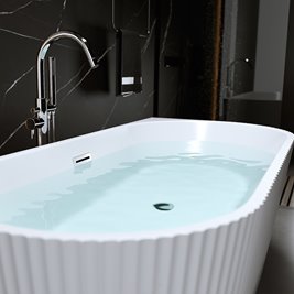 Wanna wolnostojąca przyścienna 170 cm Carlo Led Hydrosan