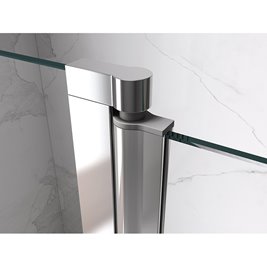 Ścianka prysznicowa 90 cm + zamykany bok 50 cm KZ15