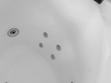 Wanna spa z hydromasażem narożna 170x85 cm MO-0076 LEWA
