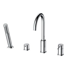 Bateria nawannowa 4-otworowa chrom Ultimate ABUL241121 Avapax