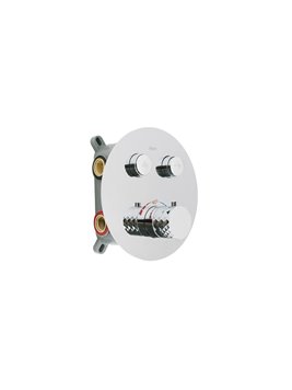 Zestaw prysznicowy podtynkowy termostat box Lungo Diamond Chrom Rea