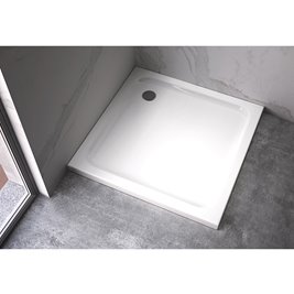 Brodzik kwadratowy slim 80x80 ST02A biały