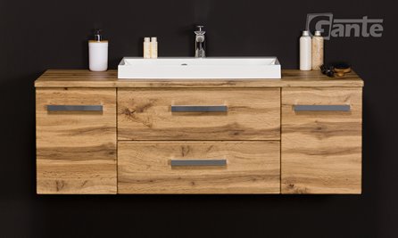 Szafka wisząca z umywalką 120/39C FKS seria Fokus NE