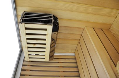 Sauno kabina prysznicowa prostokątna 180x110 cm MO-1752W LEWA TRIO