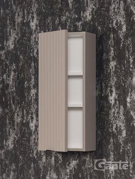 Szafka łazienkowa z lamelami wisząca 30x72 Victa Lamello kolor fume mat