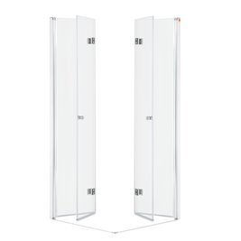 Kabina prysznicowa drzwi składane 80x80 cm BK122FT08 Foldex Clean Glass