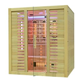 Sauna na podczerwień kamień solny + turmaliny 180X160X200CM MO-RL4ST XL Infrared Mazur