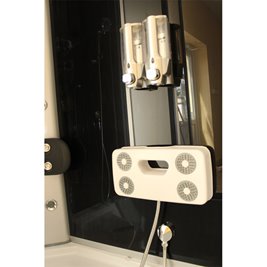 Kabina prysznicowa z hydromasażem i sauną 120x80 7106S Lewa