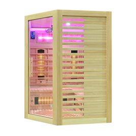 Sauna na podczerwień kamień solny 150X150X190CM MO-RL3CS Infrared Mazur