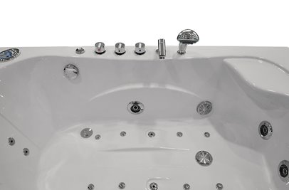 Wanna z hydromasażem Spa narożna 168x86 cm MO-1633