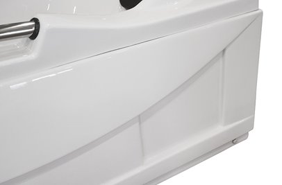 Wanna z hydromasażem prostokątna do rogu łazienki 150x83 cm MO-0204