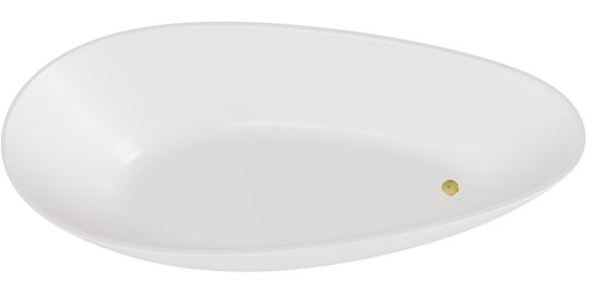 Matowa wanna wolnostojąca z konglomeratu + klik-klak złoty Goya Matt 160 Besco WMMB-160GKG