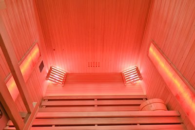 Sauna sucha fińska piec 8 KW Harvia BC80 + kamienie solne 180X160X200CM MO-TS4B Mazur