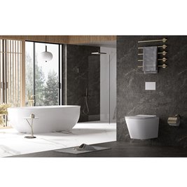 Biała miska wc wisząca Rimless 4.0 AQUA-WH-03 Hydrosan