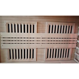 Sauna Combo na podczerwień + fińska 5-osobowa 180x160 cm Helsi1 6KW