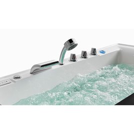 Wanna z hydromasażem prostokątna 162x75 cm Gomera 938C Hydrosan