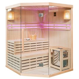 Sauna fińska 5 osobowa wysokotemperaturowa 6KW Harvia 150x150 cm Oslo4