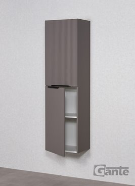 Słupek łazienkowy frezowany wiszący wysoki 143,5x40 Sydney kolor taupe