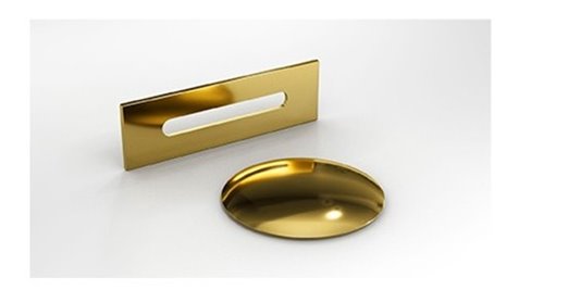 Wanna przyścienna narożna lewa syfon z przelewem złoty 150 cm Zoya Besco WAS-150-ZLZ