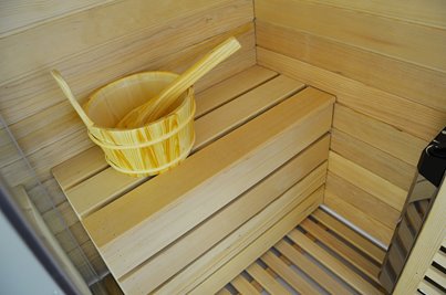 Sauno kabina prysznicowa 180x110 cm MO-1751W PRAWA TRIO