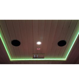 Sauna Combo na podczerwień + fińska 5-osobowa 180x160 cm Helsi1 6KW