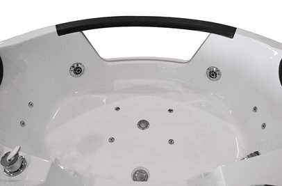 Wanna łazienkowa z hydromasażem Spa narożna 135x135 cm MO-0322