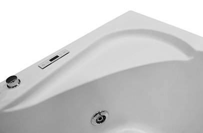 Wanna z hydromasażem narożna 169x90 cm prawa MO-0024
