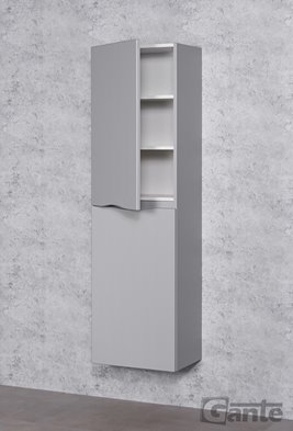 Słupek łazienkowa wiszący kolor szary ONDA 45x155 cm Gante