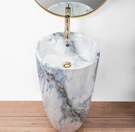 Umywalka wolnostojąca ceramiczna Anya Granit Mat Rea