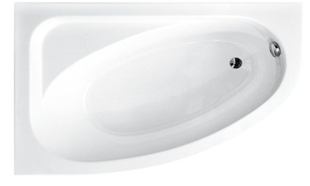 Wanna asymetryczna 140 cm Cornea Besco Lewa