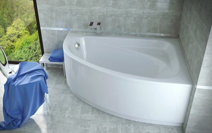 Wanna 150x80 prawa z regulowanym stelażem