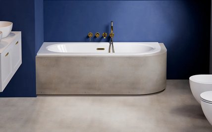 Lewa wanna asymetryczna Besco 150x75 cm