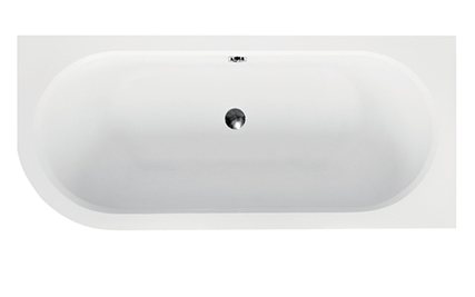 Wanna do zabudowy Avita Slim Besco prawa 150x75 cm