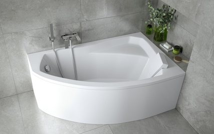 Wanna narożna 140 cm Prawa Rima Besco zdjęcie 4